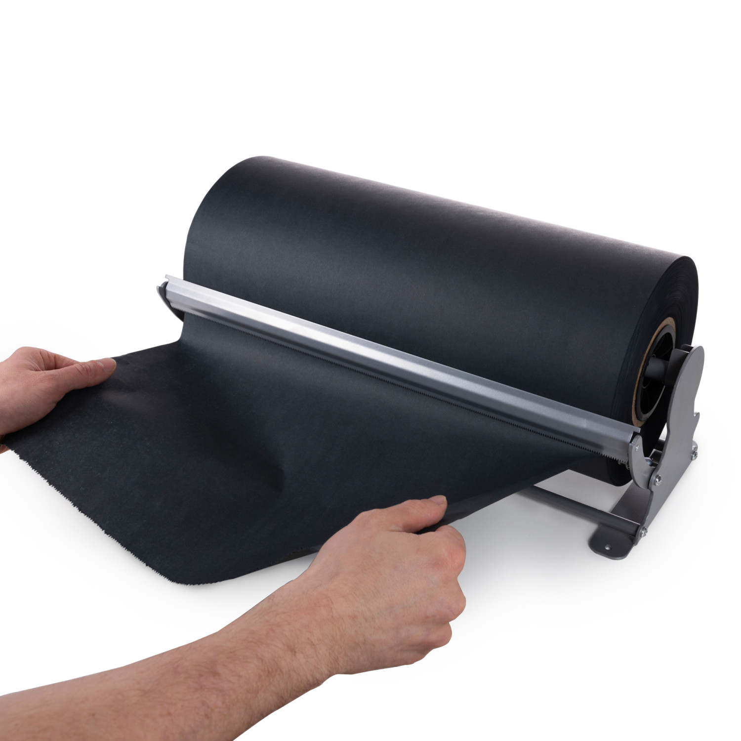 18" x 1800' SatinPack™ Tissue Paper Roll, 20 lbs, Black 2